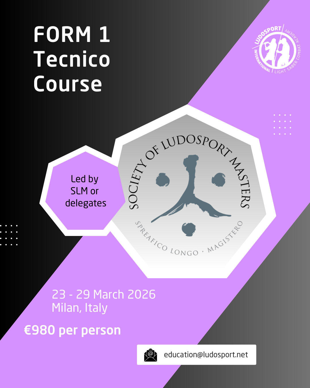 Form 1 Tecnico Course - Milan (Italy)
