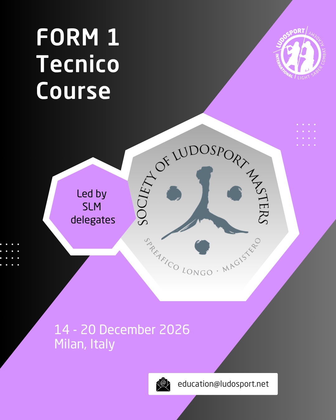 Form 1 Tecnico Course - Milan (Italy)